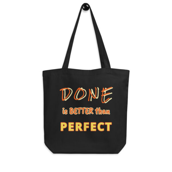 Bio-Stoffbeutel “Done is better than perfect”