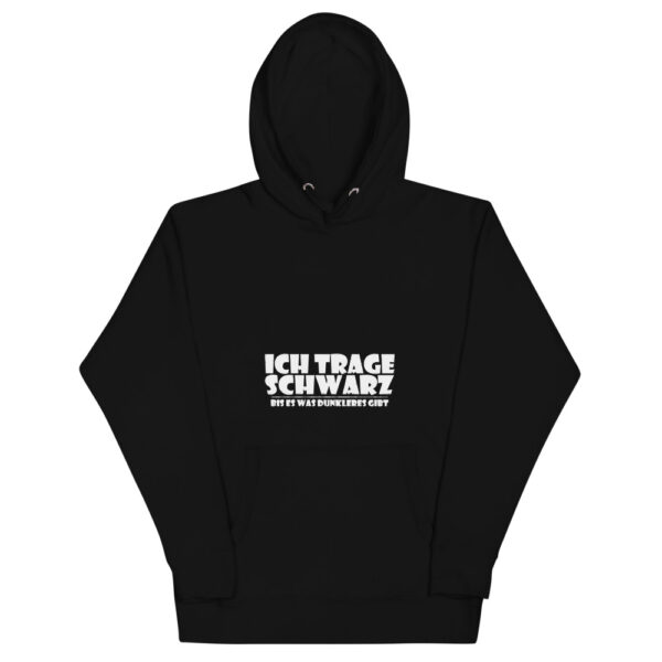 Kapuzenpullover “ich trage schwarz…”